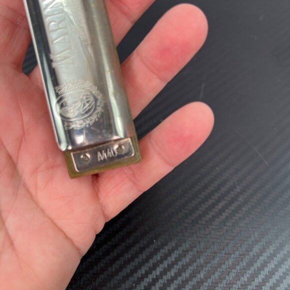 VTG M. Hohner Marine Band Harmonica In Original Case #1896 Key of D A440 - Picture 5 of 12